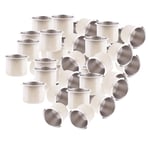 B Blesiya 50 Piece Cup Holder Made of Stainless Steel for Marine Boat Yachts RV Camper Truck