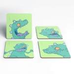 Nickelodeon Rugrats Reptar Coaster Set