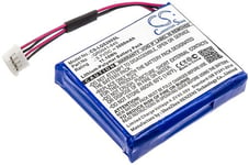 Kompatibelt med Qolsys IQ Panel 2 Plus, 3.7V, 3000 mAh