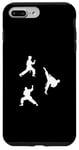 Coque pour iPhone 7 Plus/8 Plus Silhouettes de combattant de taekwondo Silhouette Taekwondo