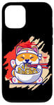 Coque pour iPhone 12/12 Pro Art japonais et ours panda japonais Ramen