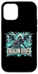 iPhone 14 Pro Dragon Rider Fantasy Storm Lightening Dragon Case