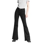 Lee Women's Breese Jeans, Black Rinse, 27W / 29L