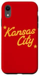 Coque pour iPhone XR Vêtements rétro vintage Kansas City KC