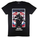 Call Of Duty Womens/Ladies Black Ops Cold War Propaganda Boyfriend T-Shirt - XL