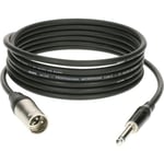 M1 Mic Cable Noir 5M XLR 3 Male - Jack 2P Klotz