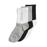 adidas Mixte enfant LINEAR KIDS CREW SOCKS 3PP, black/white/medium grey heather, 6-7 Years