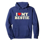 I Love My Bestie · I Heart My Bestie Best Friend BFF Pullover Hoodie