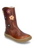 ANGULUS Boots - Flat - With Zipper Brun