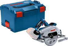 Bosch Cirkelsåg GKS 18V-68 utan batteri och laddare L-Boxx