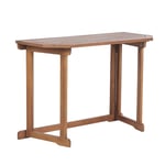 Table pour Extérieur Pliable à Plateau Réglable 110 x 47 cm Bois d'Acacia Treia