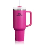 Stanley Quencher H2.O FlowState™ Tumbler krus i rustfrit stål med sugerør Fuchsia 1180 ml