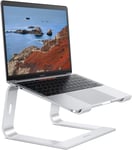 Support Ordinateur Portable, Support en Alliage d`Aluminium pour MacBook Pro/Air, PC, Laptop Stand et Tous Les Ordinateurs, Support MacBook de Refroidissement Ergonomique, Argenté