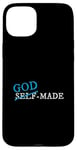 Coque pour iPhone 15 Plus Graphique bleu fabriqué par Dieu bleu