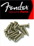 NEW 12 FENDER Pickguard SCREWS slotted vintage 0018368049 - guitare télécaster