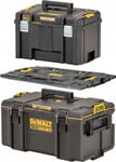 Verktygslåda - (tom) Dewalt verktygslåda - DWST08017-9 - TOUGH BOX SYS.2.0 DS300 + ADAPTER + TSTAK VI LÅDA