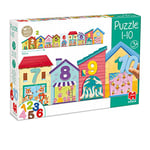 Goula- Animaux 1-10-Puzzle éducatif Enfants en Carton et Bois-Dès 3 Ans-Français, Diset Puzzle, 55260, Multicolore