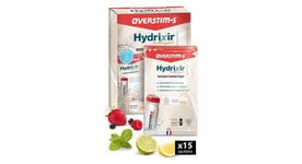 Boisson energetique overstim s hydrixir antioxydant assortiment d aromes 42g x15