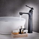 Robinet lavabo Mélangeur lavabo Robinet Salle Bain, avec Cartouche en céramique Robinet cuivre Robinet d'évier monotrou Salle Bain Opération à Une Main Robinet mélange Chaud et Froid