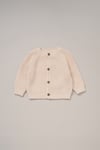 Rock A Bye Baby Unisex Cardigan with Embroidery Back Detail - Cream - Size 6-12M