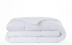 Todocama - Couette en Fibre, 3003, Anti-acariens, Automne-Hiver, 300 g/m², Couleur Blanche (Toutes Les Dimensions Disponibles) (pour lit de 80/90-150 x 220 cm)