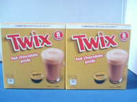 2 x Twix Chocolate Pods Dolce Gusto Compatible 16 x 17g NEW 