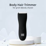 Electric Groin Hair Trimmer Body Groomer Shaver for Men  Wet/Dry Clippers6655