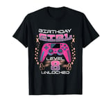 8th Birthday Gaming Gift Girl Age 8 Year Old Gamer Girls T-Shirt