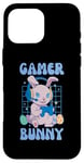 Coque pour iPhone 16 Pro Max Lapin de jeu de Pâques - Design de jeu de Pâques pour garçons et filles