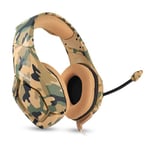 ONIKUMA K1B Casque gaming pour PS4 XBOX ONE Camouflage Jaune