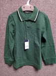 Fred Perry Long Sleeve Polo Shirt Kids Ivy Age 2-3 Years rrp £50 DH013 GG 12