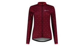 Veste velo hiver rogelli hearts   femme   rouge