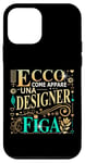 Coque pour iPhone 12 mini Una Designer Figa Idee Regalo Divertente Graphic Designer