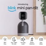 Blink Mini Pan-Tilt Camera Rotating indoor plug-in smart security camera! NEW UK