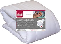 Abeil Couette Bébé Acaristop Anti-Acariens et Bactériens 75 x 120 cm, fabriquée en France