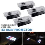 AUCUNE Lumière de voiture ombre, BMW Installation facile Porte LED 3D M Logo Projecteur Fantôme Ombre Lumières 4 Pcs