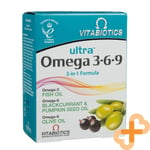 Complément alimentaire ULTRA OMÉGA 3-6-9 Fish Oil 60 gélules pour le cerveau