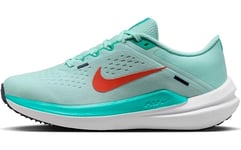 NIKE Women's W AIR Winflo 10 Sneaker, Jade ICE/Picante RED-Clear Jade-WHI, 8 UK