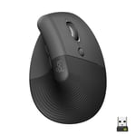 LOGITECH – Lift Right Vertical Ergonomic Mouse BLK (910-006473)