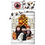 Lasten Pussilakanasetti Lego Harry Potter, 140x200, 2 kpl