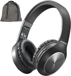 Casque Bluetooth Circum-auriculaire, 68 Heures de Lecture et 3 Modes EQ pour la Musique, Casque sans Fil avec Microphone/Basses Profondes, Son stéréo HiFi pour PC, Maison, Voyage et Bureau