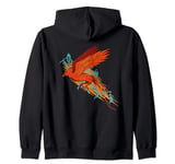 Harry Potter Fawkes the Phoenix in Flight Zip Hoodie