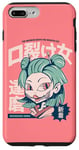 Coque pour iPhone 7 Plus/8 Plus Kuchisake Onna, horreur japonaise, Yokai, anime, folklore japonais