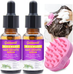 Rosemary Oil for Hair Growth,Diluted Rosemary Oil with Sclap Massager&Ebook,Hair