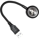 Led-projektorljus Disco-lampa för bil USB-ljus ljudaktiverade