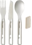 Sea To Summit Detour Stainless Steel Cutlery Set 3 Piece Stainless Steel Grey, ONESIZE