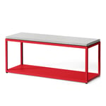 HAY - New Order Bench Combination 150 Red / Remix 123 - Benker - Stefan Diez - Rød - Metall/Tekstilmateriale