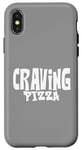 Coque pour iPhone X/XS Craving Pizza - Fun Food Lover's