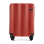 WITTCHEN Flexi Line Valise Cabine Extensible Bagages à Main Sac Cabine Petite Valise en Polycarbonate Serrure à Combinaison TSA Quatre Roues Doubles Manche télescopique en Aluminium Taille S Rouge