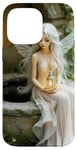 Coque pour iPhone 14 Pro Max Lanterne champignons Fantasy Girl